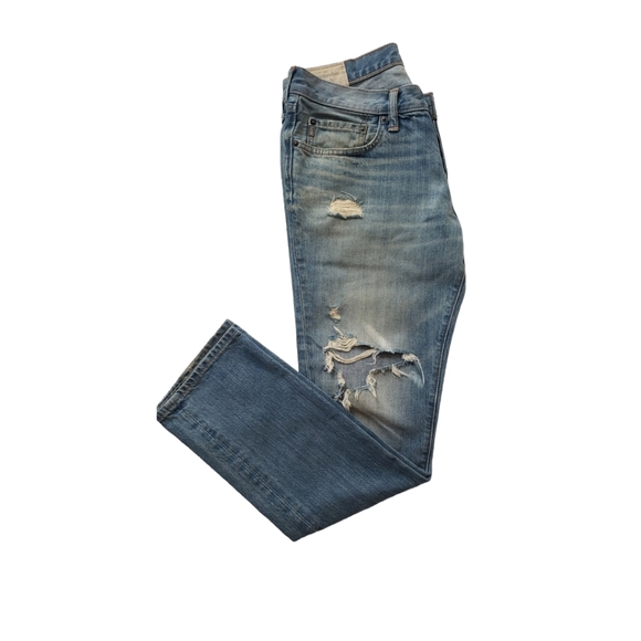 ABERCROMBIE & FITCH Distressed Straight Leg 31W - Picture 7 of 7